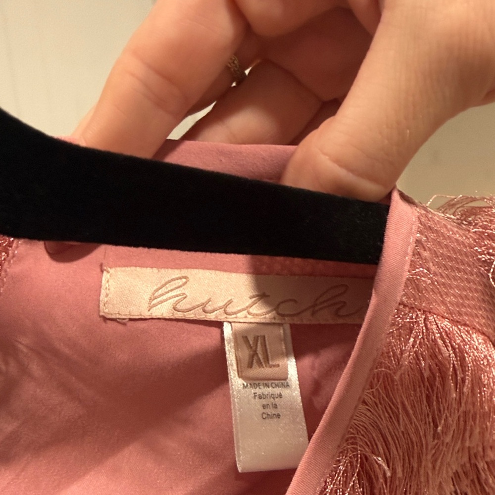 Pink textured dress from Anthropologie - Picture 4 of 4